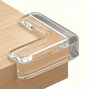 20pcs Transparent Silicone Corner Protectors Set, Safety Edge Guards for Power Plugs and Table Corners, Furniture Protection Covers