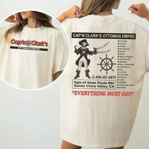 Cap’n Clark’s Ottoman Empire Tshirt, Backrooms Horror Movie Inspired T-shirt, Furniture Store Graphic Tee