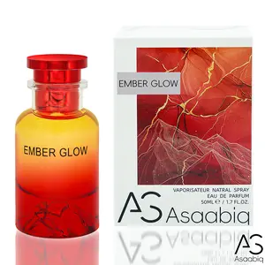 Asaabiq EMBER GLOW Perfume 1.7 Fl Oz / 50ml Eau de Parfum, Passionate Fruity Floral Long Lasting Fragrance for Women