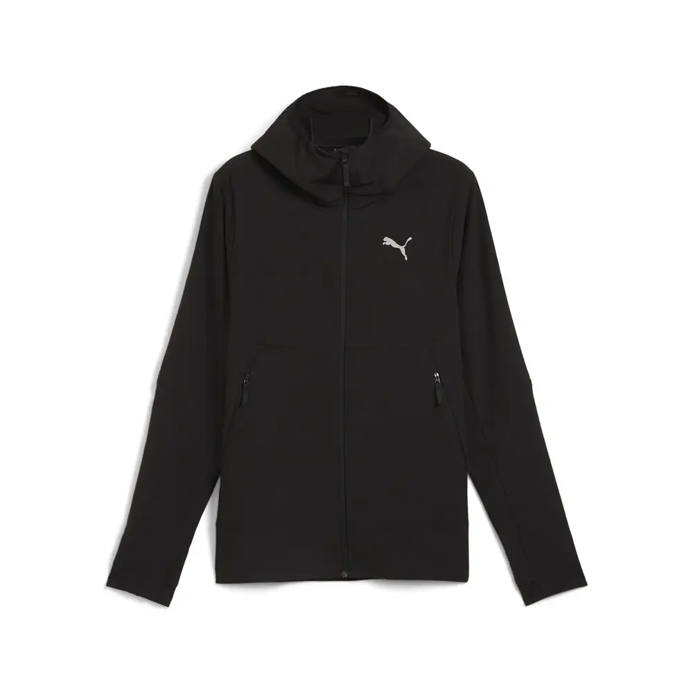 PUMA Mens Seasons Softshell Jacket Athletic Outerwear Casual - Black