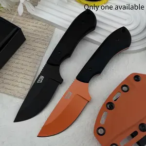 New Fixed-blade Knife with 8Cr13MoV Steel Blade and G10 Handle Outdoor Knife for Everyday Carry and Camping Great As A Gift