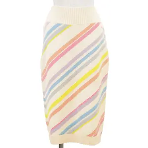 Pre-owned CHANEL Cashmere Small Leather Goods Knit Skirt