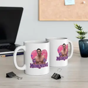 G D MORNING Briar University Off Campus Coffee Mug, Funny Garrett Graham Dean Di Laurentis Ceramic Cup, Hockey Romance Book Lover Gift for Her