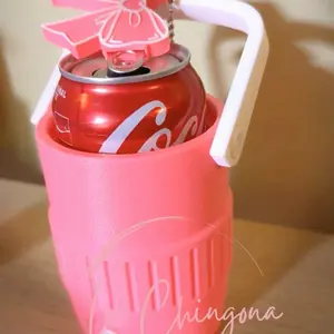 Can Cooler with bow can opener!