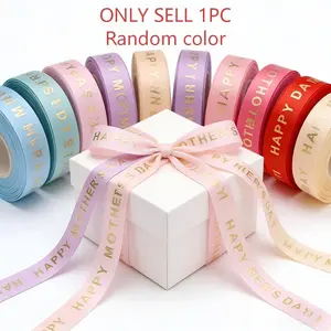 Gift Wrapping Ribbon Roll, 5 Yard, Perfect for Mother's Day, Valentine's Day, New Year Party Favors, Bouquet Ribbons, Craft Materials, Gift Wrapping Supplies