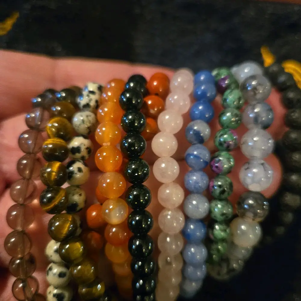 Crystal Bead Bracelet - Randomly Selected Crystal Bead for Adults - Unique Surprise Jewelry Accessory