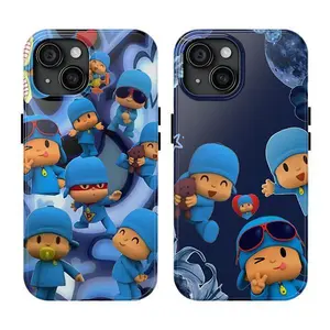 Blue Pocoyo Phone Case, Adorable Perfect For Fans Of The Curious Little Explorer, Themed Phone Case Premium Matte Texture, Protection, Shockproof, Anti-Drop, Anti-Fingerprint For IPhone 17-12, Pro Max, Pro Plus, and Samsung S25-22 Protection Safety