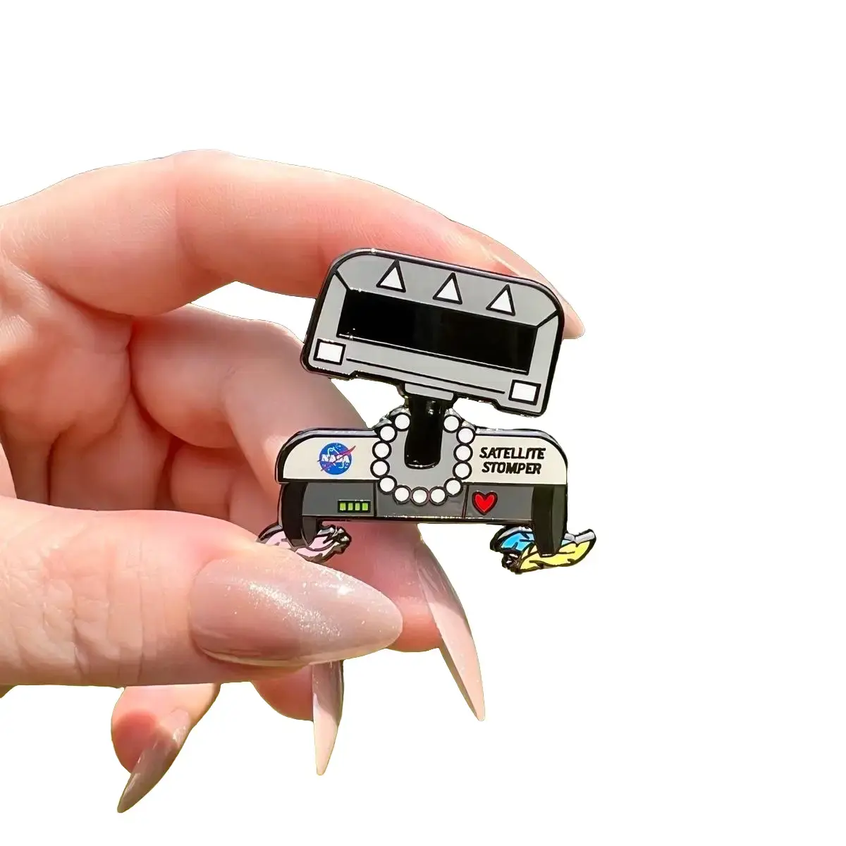 Satellite Stomper Enamel Pin - Harry