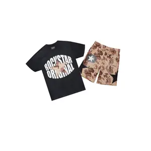 Sarge Vintage Black/Desert Camo T-Shirt/Short Set