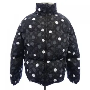 Pre-owned Louis Vuitton Nylon Small Leather Goods LVxYK Monogram Painted Dot Econyl Down Jacket Limited
