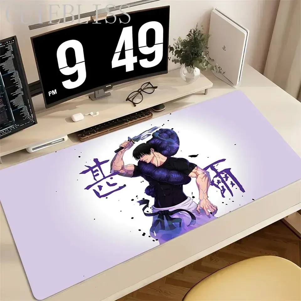 [Sale off up to 65%][Free Ship] Jujutsu Kaisen Gojo Mousepad Japan Hot Anime Mouse Pad PC Cool Gaming Keyboard Rug XXL Laptop Extended Desk Mat New Gamer Carpet