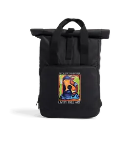 Acoustic Whisperer Recycled Twin handle Roll-Top Backpack