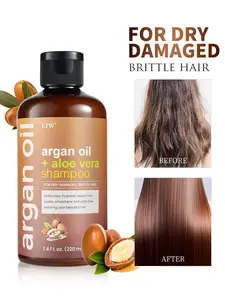 EJW Tea Moroccan Nut Oil Shampoo, hydrate to soothe scalp, oil control, fluffy fresh mint, high-quality non-toxic formula 220ml