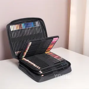 120 Colored Pencils with Zipper | Quality Soft Coloured Leads for Adult Artists, Professionals and Colorists | In Zipper Pouch