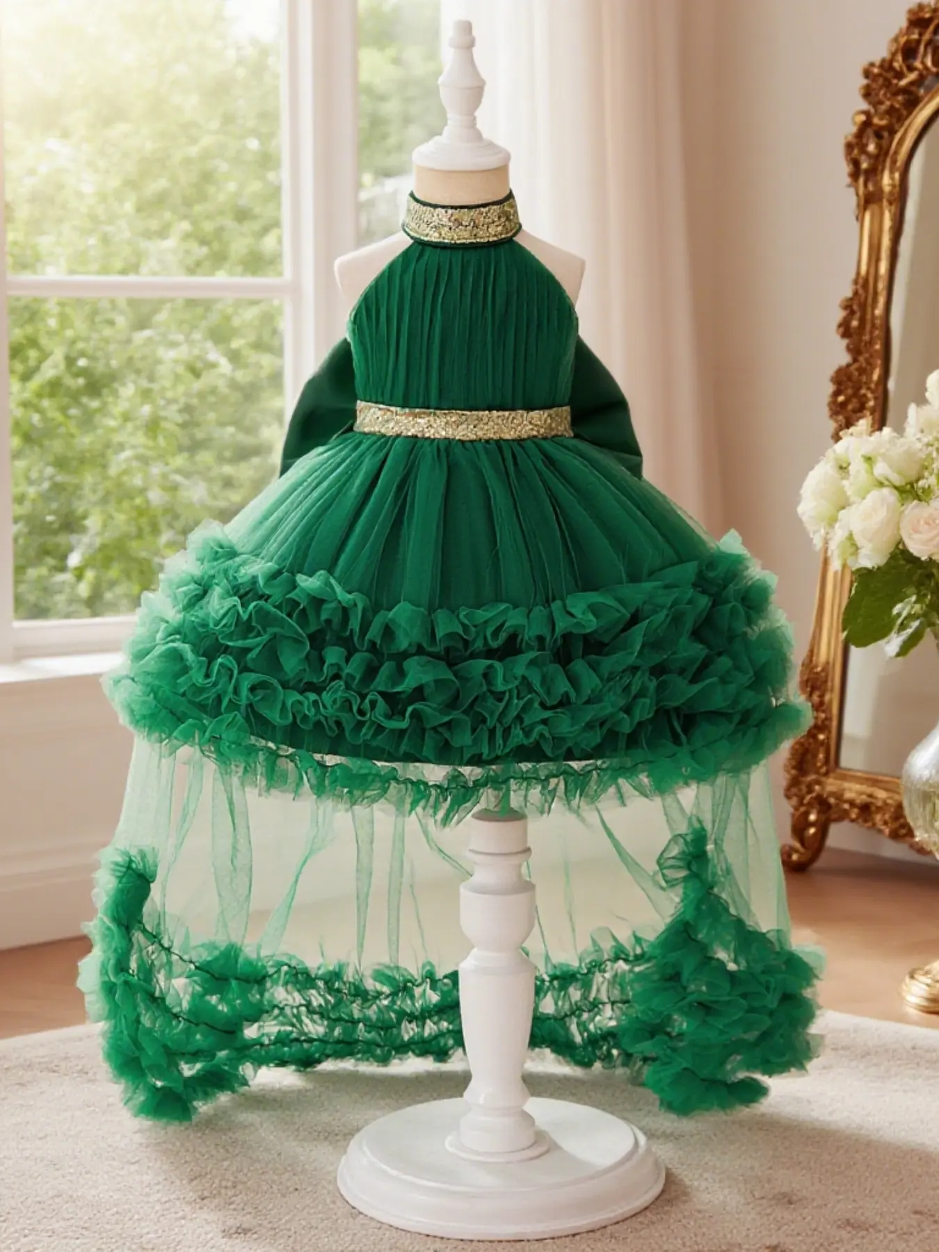 Toddler Girl's Sequin Decor Tiered Layer Hem Sweater Dress, Elegant  Sleeveless Round Neck Knit Dress for Party Performance Birthday, Kids  Clothes for Fall, Tulle Overlay Dress - TikTok Shop