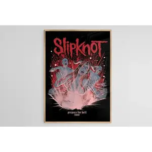Slipknot Poster, Slipknot Art, Slipknot Print, Music Poster, Heavy Metal Poster