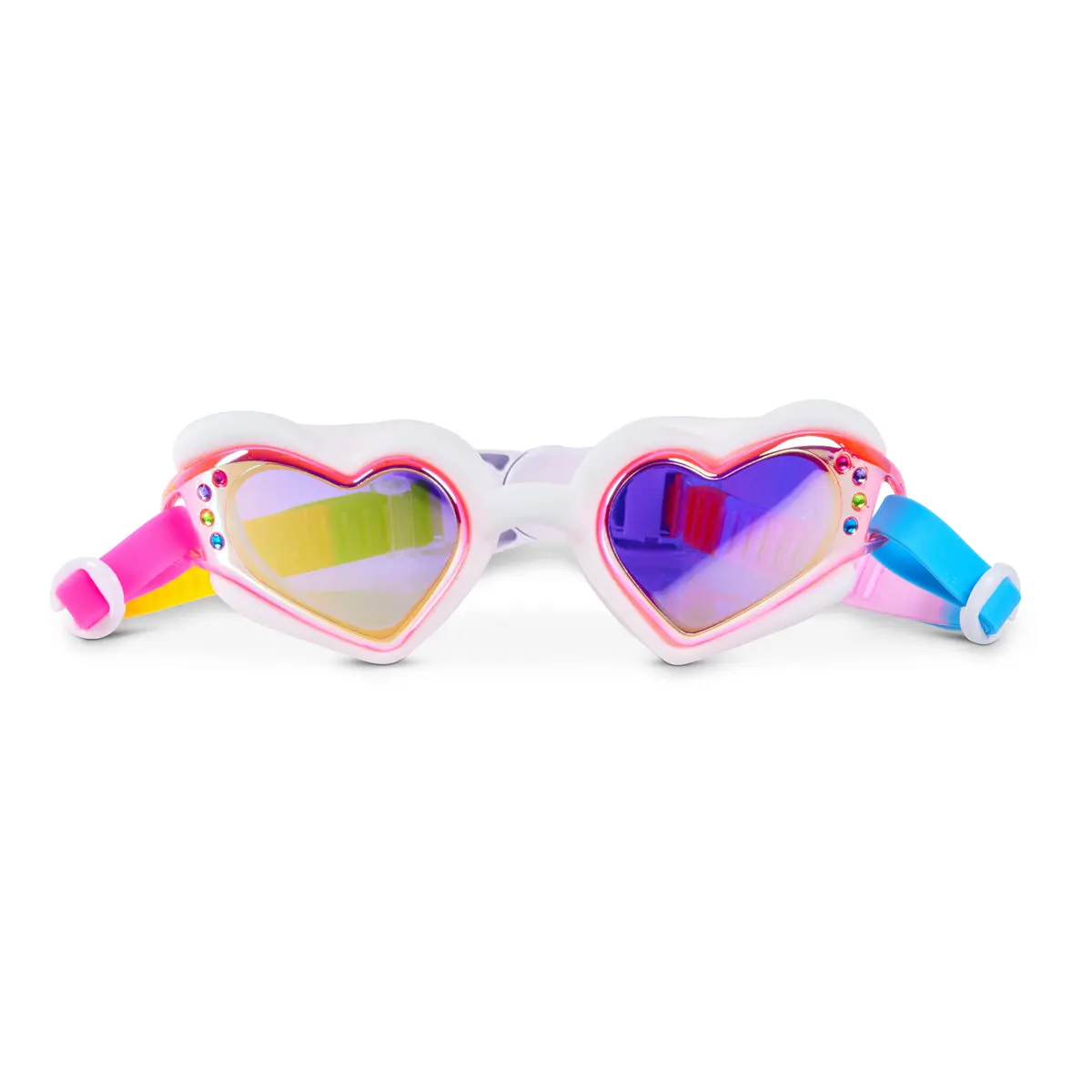 Plush Crush Kids’ Swim Goggles – Purely Yours White