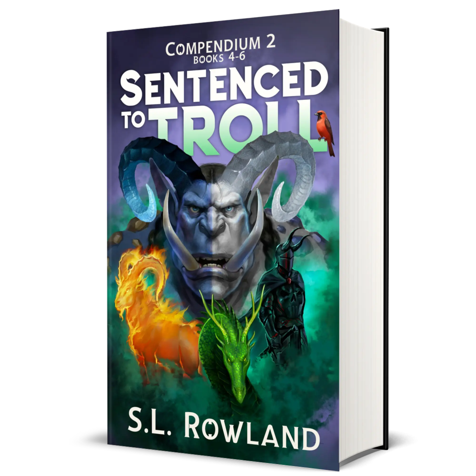 Signed Paperback - Sentenced to Troll Compendium 2: Books 4-6: A LitRPG Novel