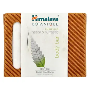 Himalaya Botanique, Purifying Neem & Turmeric Body Bar, 4.41 oz (125 g)