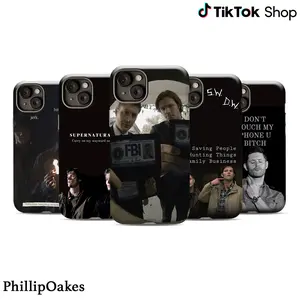 Supernatural Phone Case Sam and Dean Winchester Design for Supernatural Movie Fans Protective Cover