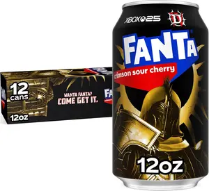 Fanta Crimson Sour Cherry, 12oz 12pk
