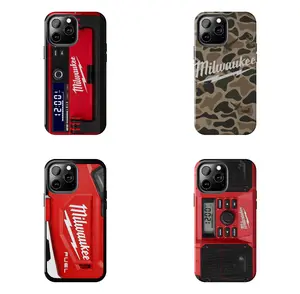 Mechanic Tool Box Style Protective,Heavy Duty Power Tool Inspired Red, Case Compatible with iPhone 7, 8, X, 11, 12, 13, 14, 15, 16 17 & Samsung Galaxy S21, S22, S23 & S24 S25 series