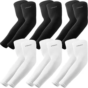 6 Pairs Arm Sleeves for Men Women, UPF 50 Cooling UV Sun Protection  Compression Sleeves