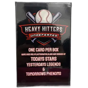 Heavy Hitters Undefeated Hobby Box - Guaranteed Hall of Famer, Past/Current Star or Top Rookie Sports Card Pack Collectible Sports Cards Sports Trading Card Sports Card Items
