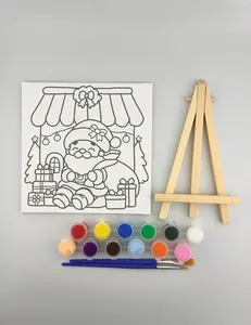 Santa's Workshop Painting Kit: For Adults and Kids