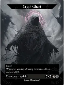 Crypt Ghast - Full Art Altered Art Custom Proxy Card