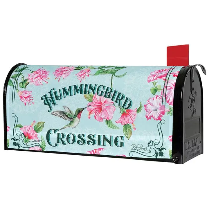 Hummingbird Crossing Mailbox Cover Hummingbird Crossing Mailbox Cover