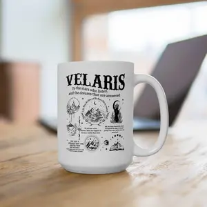 ACOTAR Velaris City Ceramic Mug acotar Coffee Mug Velaris Mug Court of Dream Cup SHM Merch City of Starlight Mug Gift For Her Dishwasher Microwave Safe