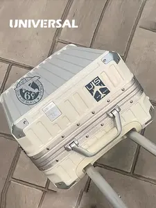 16-30-Inch Handcrafted Luggage with Wide Handle, Quiet Wheels and TSA Lock, Durable Aluminum Frame Design, Business Travel Suitcase