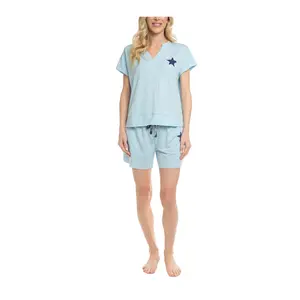 Ocean Pacific Summer Lovin' Soft Knit Tee & 5"Short PJ Set