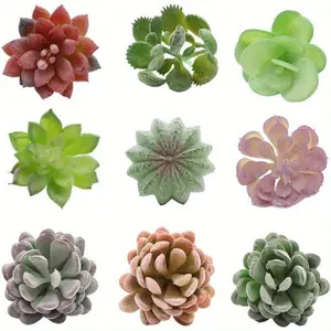 20 Pcs Random Artificial Succulents Unpotted Artificial Plants for Home Indoor Garden Decoration, holiday decorations, party activities, craft classes, DIY, holiday gifts, Halloween, Thanksgiving Decorative FruitOutdoorfunValentine's Day, gift tiktokshops