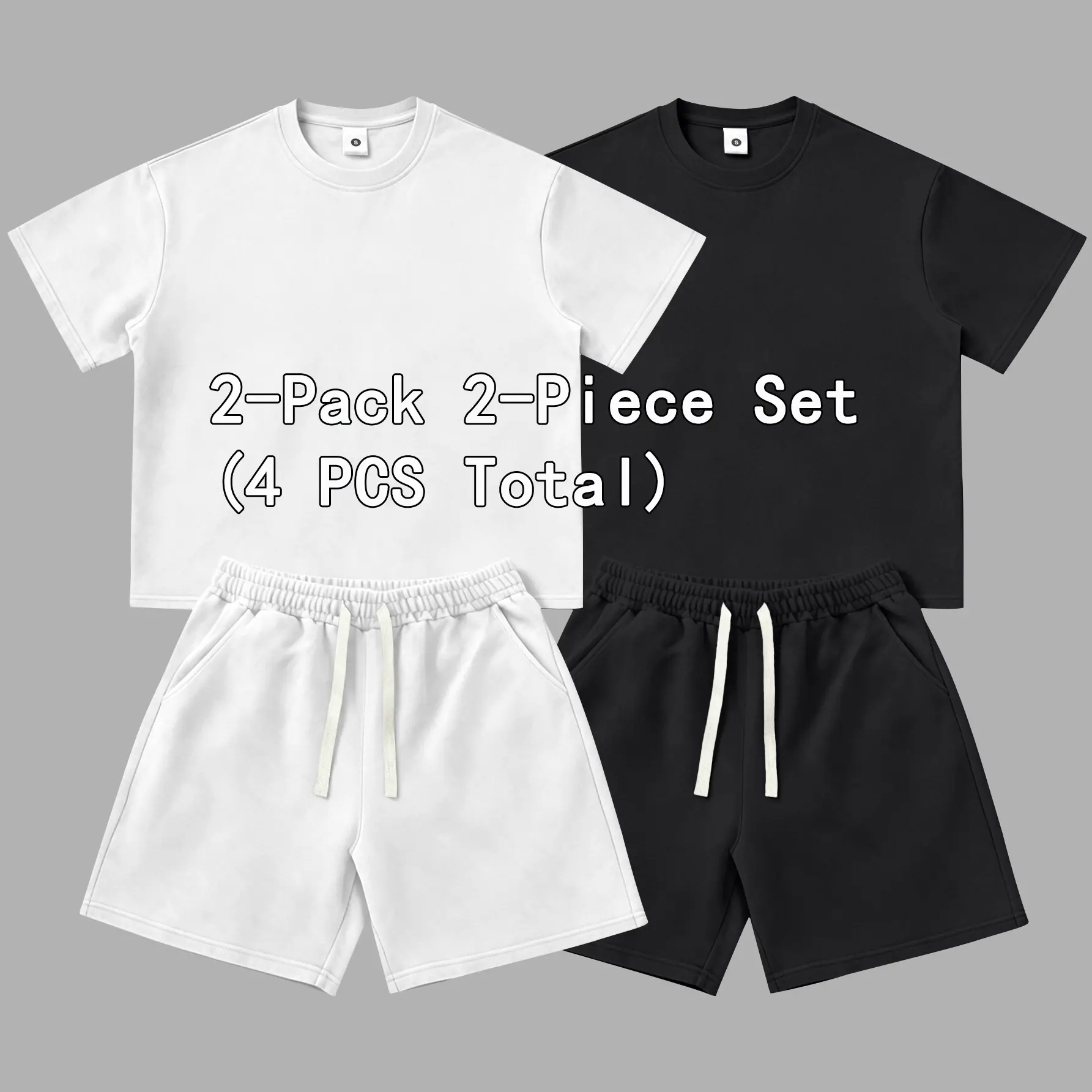 White + Black(2-Pack)