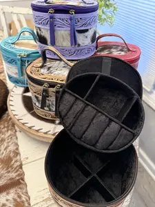 tooled leather jewelery case tooled leather jewelery case