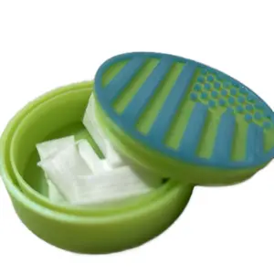 3D Printed Screw Top Container for Nicotine Pouches - Multiple Colors Available, Includes White and Green Design - Bottles, Canister, Organiser