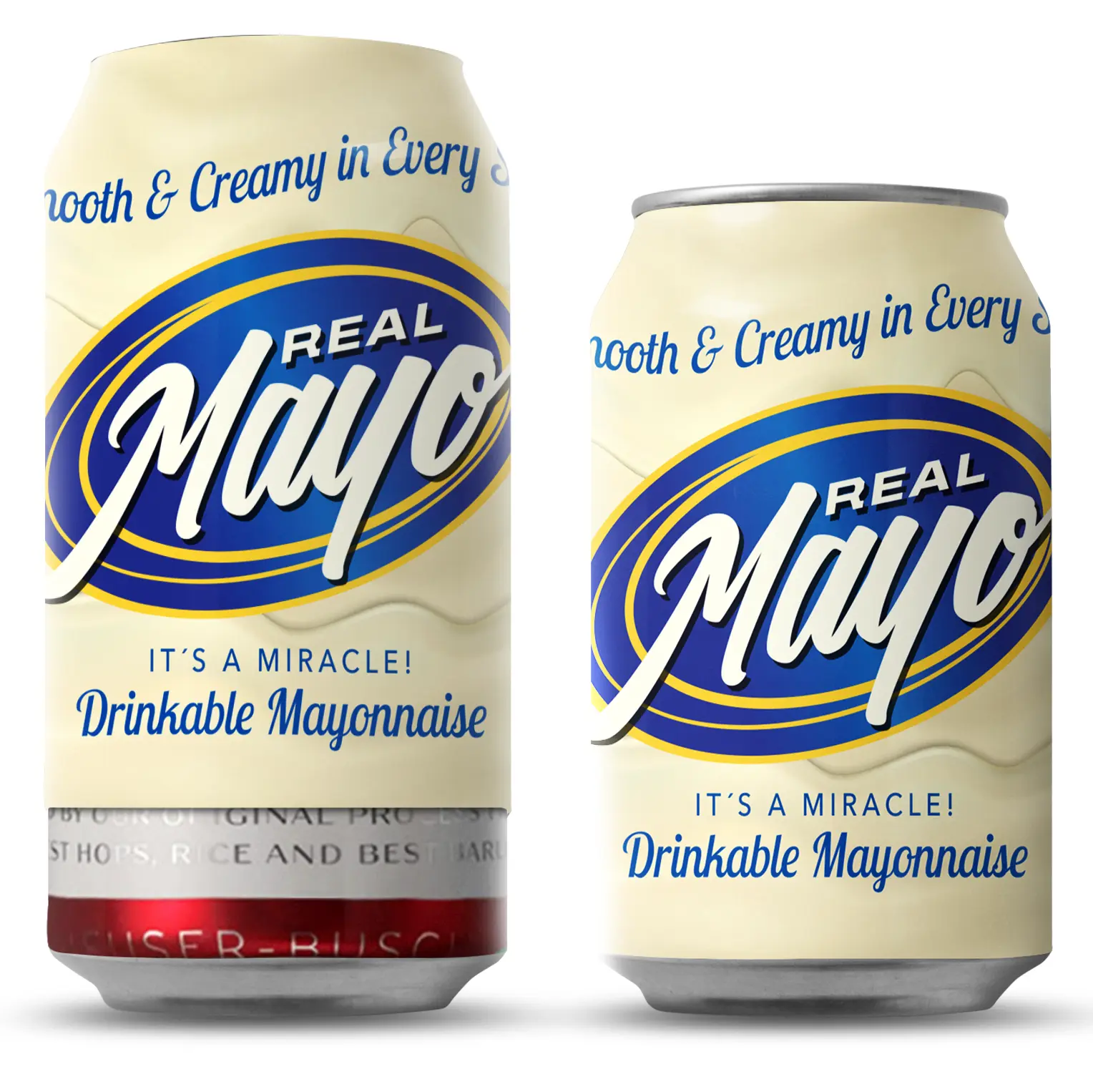 Real Mayo Beersy Silicone Can Cover Sleeve