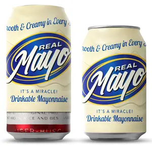 Real Mayo Beersy Silicone Can Cover Sleeve