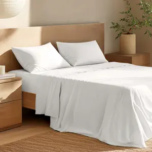 Bare Home Organic Cotton Percale Sheet Set Bare Home Organic Cotton Percale Sheet Set