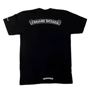 Chrome Hearts Scroll Logo T-Shirt Black (men) by StockX