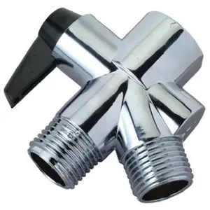 212 MAIN Chrome Finish R Diverter - Plumb Shop, Div Brasscraft, Master Plumber Bathroom Fixture Accessory with 0.5" Pipe Size