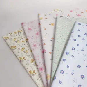 Flowers 5 Sheets Gift Wrapping Paper 20" x 30" - Folded Gift Wrapping Paper Present - Birthday Kraft Paper for Kids Birthday, Party DIY Crafts Gift Wrapping