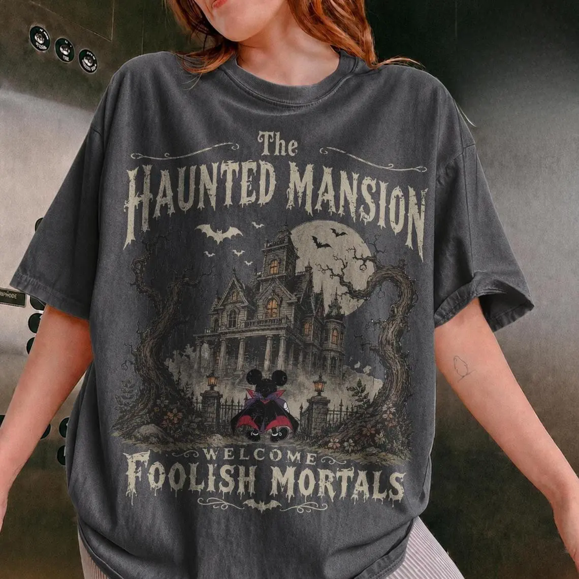 Retro WDW Halloween Haunted Mansion Shirt, WDW Halloween Shirt, Mic's Not So Scary Halloween Party, WDW Halloween Tee