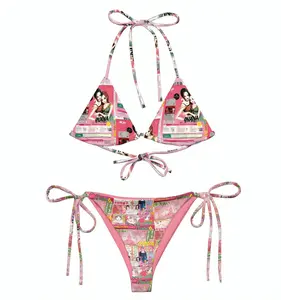 Y2K Nana Anime Gyaru Kawaii Bikini: Japanese Inspired Swimsuit for Ultimate Style