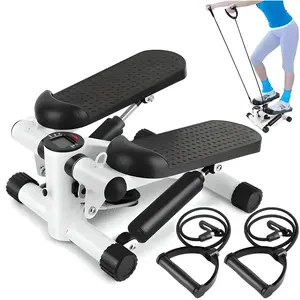 FitStep Pro: Mini Stepper with Resistance Bands