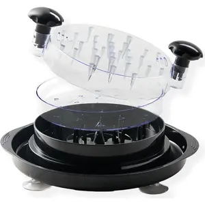 3-layer 12 Inch chicken meat shredder  tool twist large Tool Twist, Suction Cup Anti Slip,desmenuzador de pollo y carne,chicken ,trituradora de carne