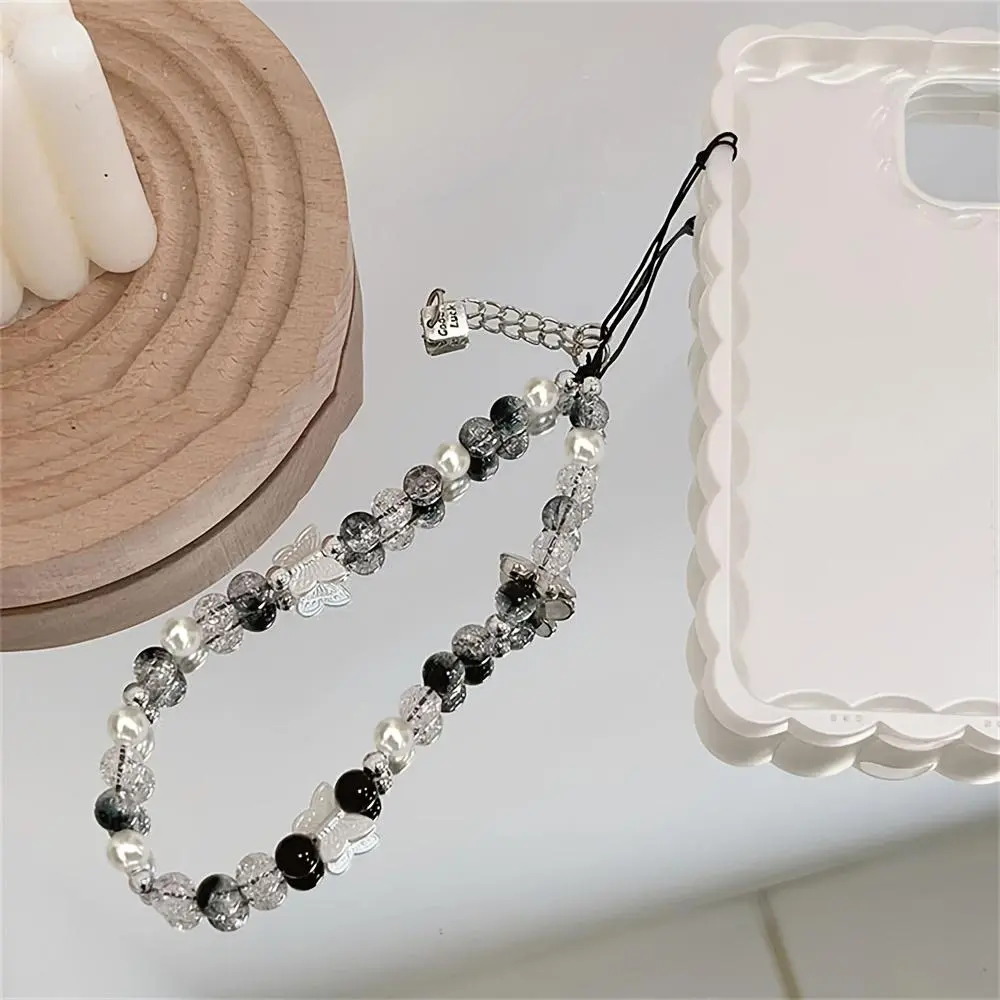 Cute Butterfly Design Phone Chain, Phone Charm, Fashionable Phone Lanyard, Phone Strap for Women & Girls, Universal Phone Accessories for iPhone & Samsung, Cell Phone Charm