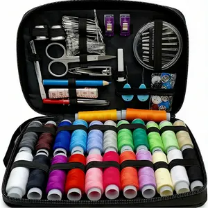 104-Piece Complete Sewing Kit, 24-Color Thread Set with Needles & Tools, Portable Travel Repair Kit for Home & Emergencies
